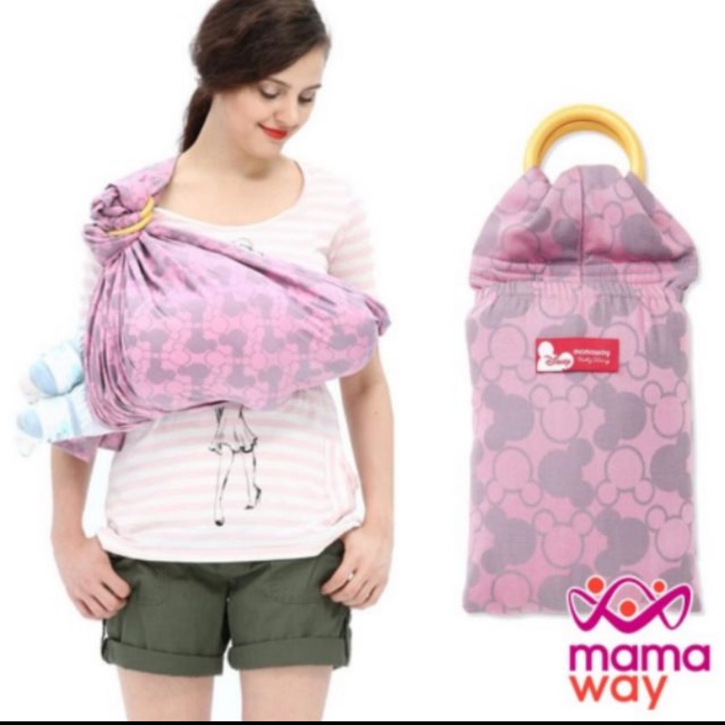 mamaway 媽媽餵-迪士尼米奇萬花筒育兒背巾(全新未使用)