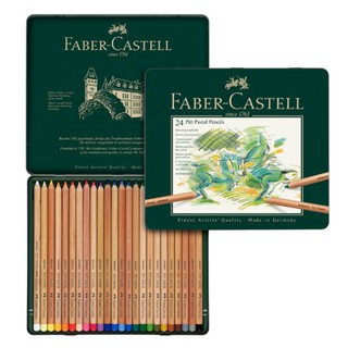 輝柏 FABER-CASTELL 112124 PITT藝術家級粉彩色鉛筆 24色