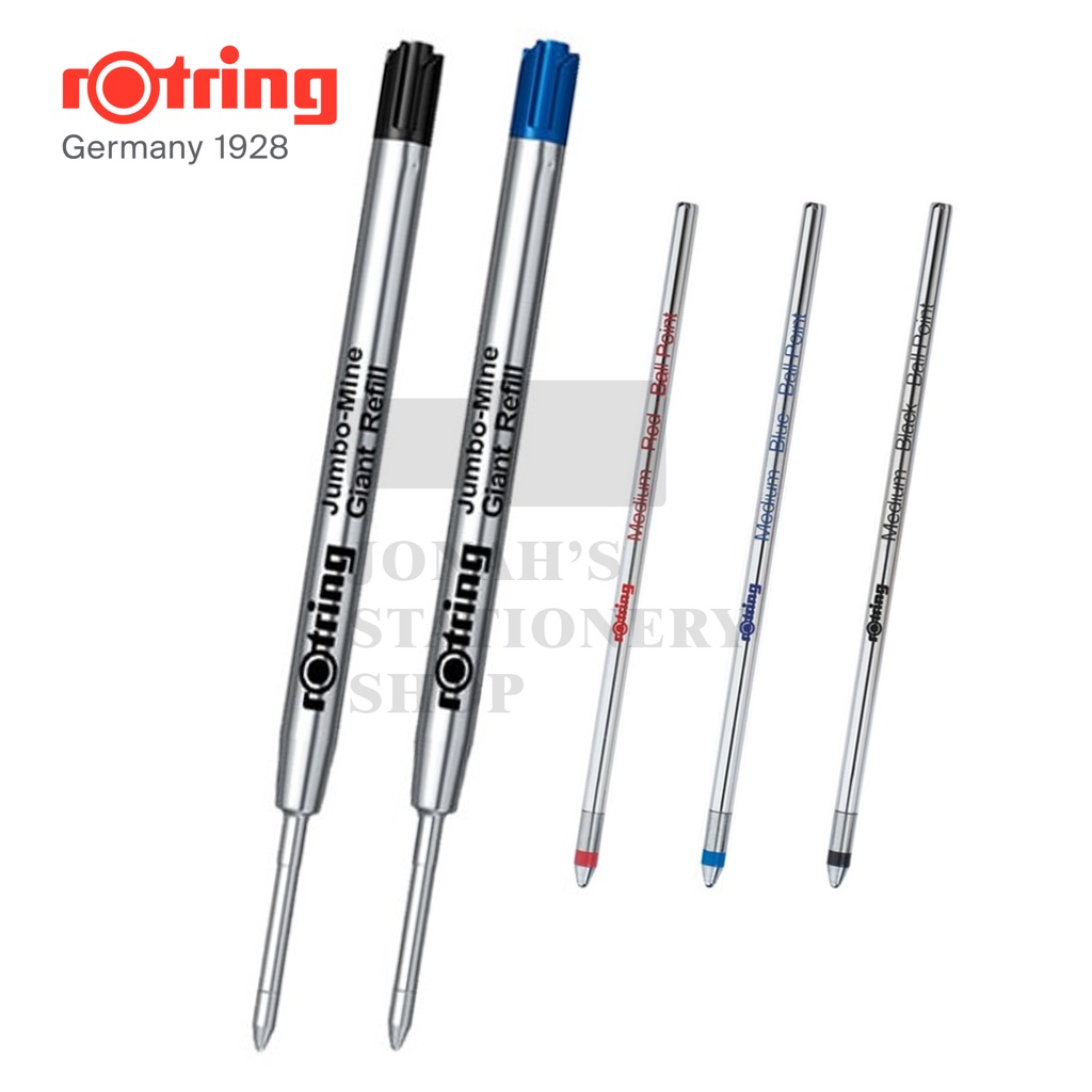 【台日文具】現貨 rOtring 紅環 法國 / 日本製造 圓珠筆 多機能筆 專用補充替芯 M尖 / F尖 紅/藍/黑