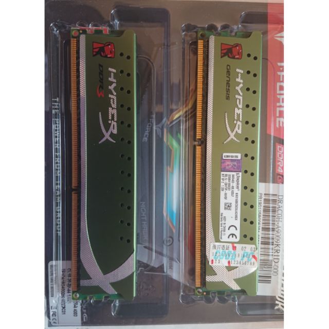 金士頓 HyperX LOVO DDR3 1600 8GB (4G*2)雙通道(綠)KHX1600C9D3LK2/8GX