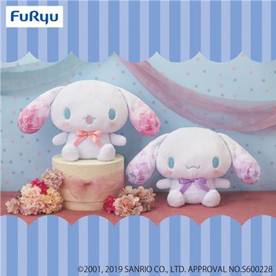日版furyu 三麗鷗sanrio 紫陽花大耳狗cinnamoroll 玉桂狗喜拿狗蝴蝶結紫陽花設計娃娃 蝦皮購物
