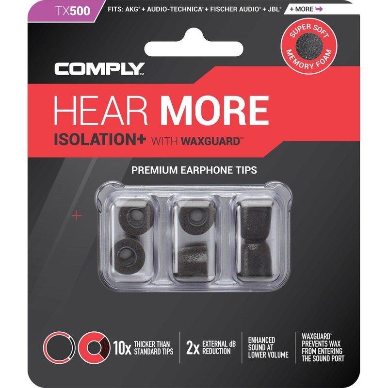 Comply TX-500 入耳式防耳垢海棉耳塞 適用於5.1mm-6.0mm  耳塞 海綿耳塞