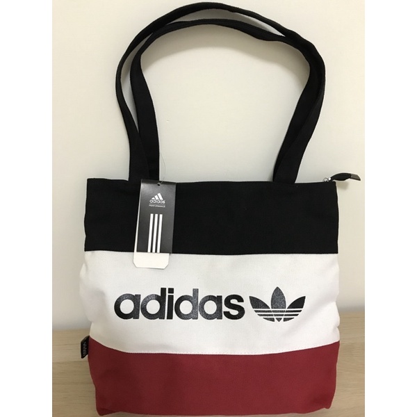 全新 Adidas 三葉草 側背包  休閒運動包包 購物隨身包