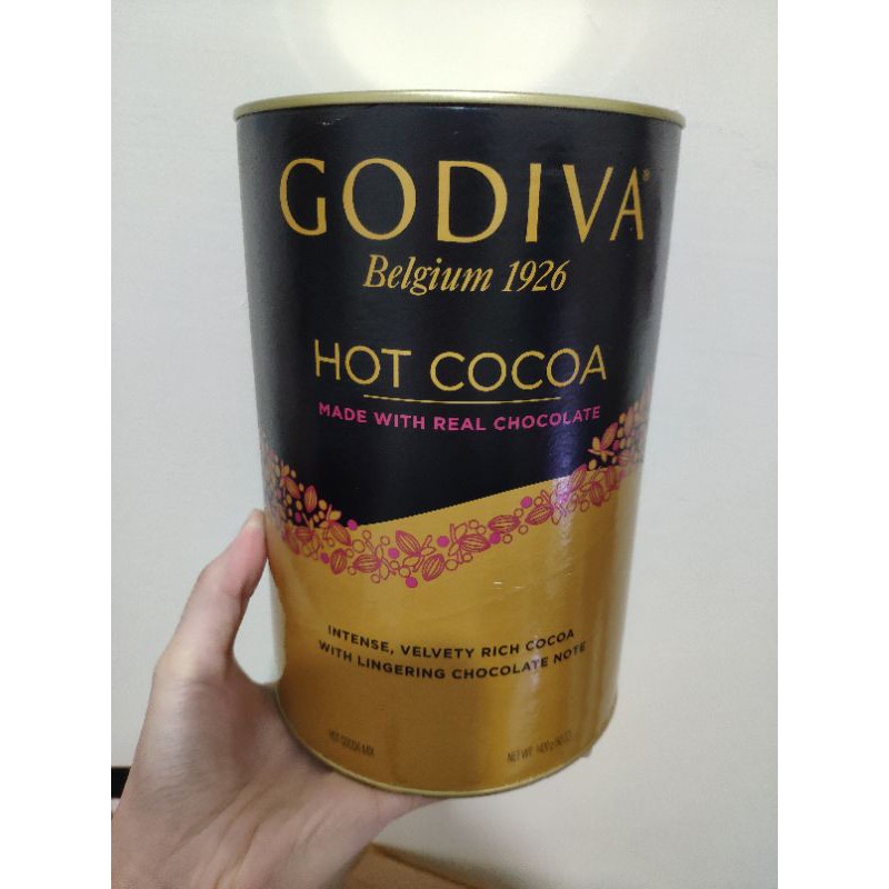 現貨一罐效期2021/8/12。Costco代購商品。GODIVA Hot Cocoa罐裝可可粉