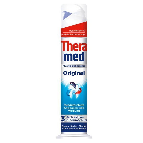 德國牙膏 Theramed漢高施華蔻站立式清潔美白牙膏100ml