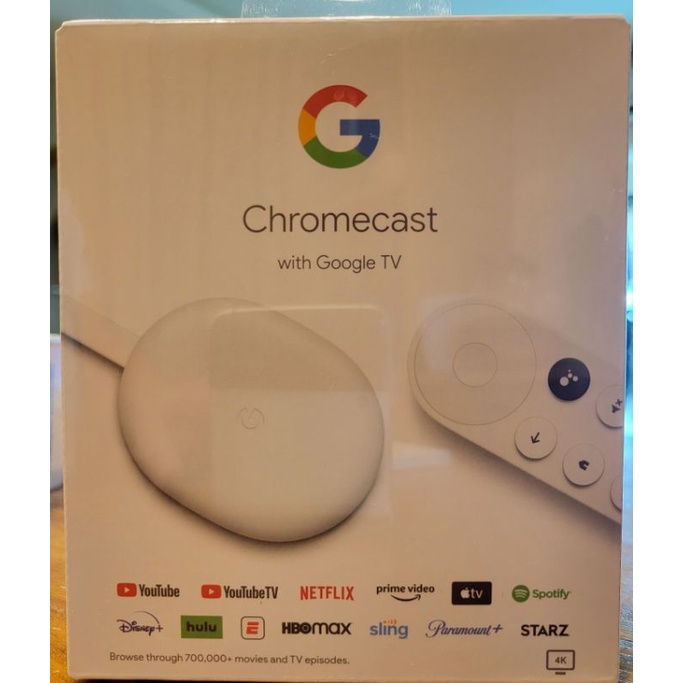 全新未拆封Chromecast with Google TV
