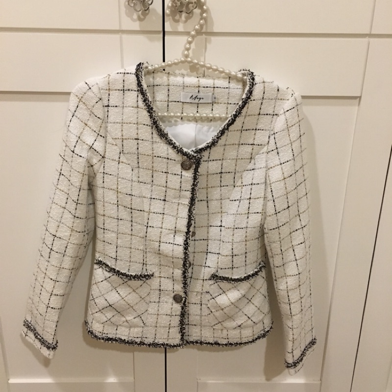 韓風小店香奈兒chanel風外套 蝦皮購物