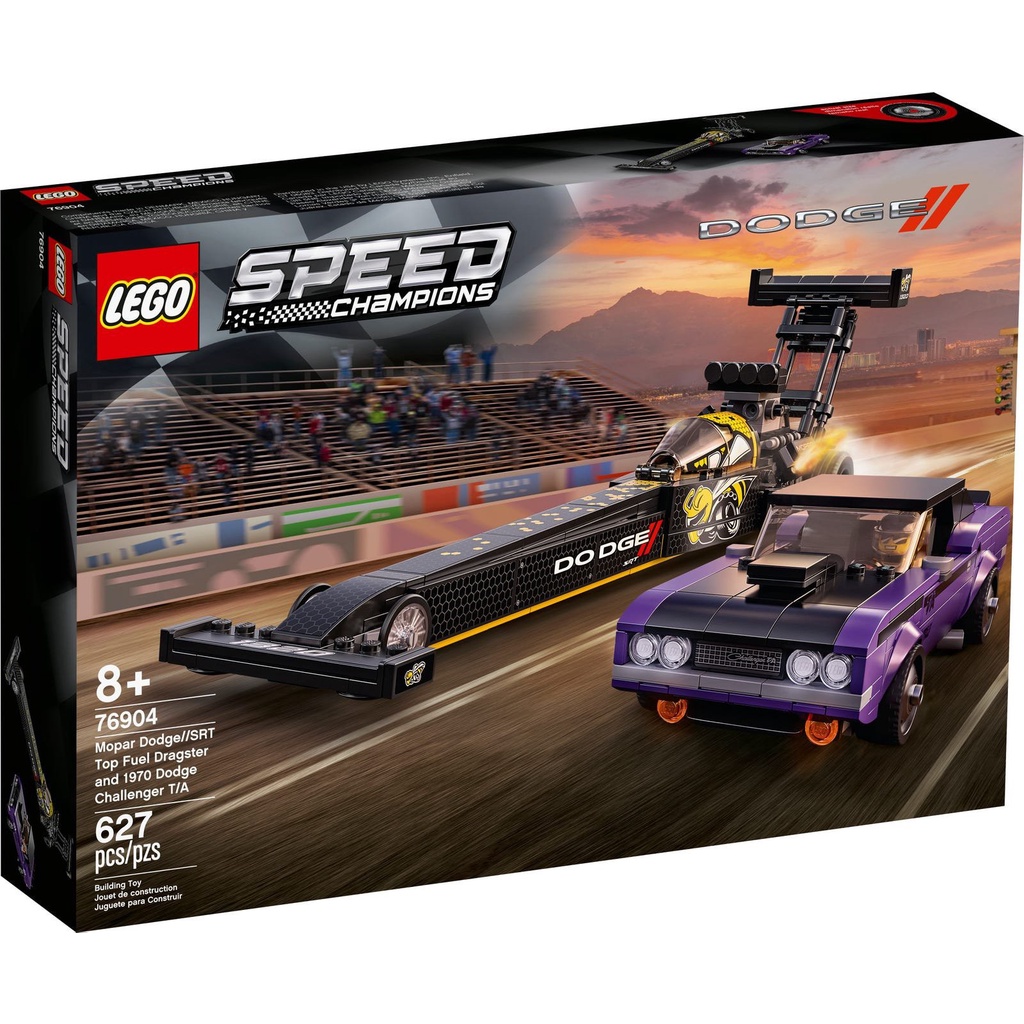 LEGO Speed Champion 76904 Mopar Dodge//SRT Top Fuel Dragster