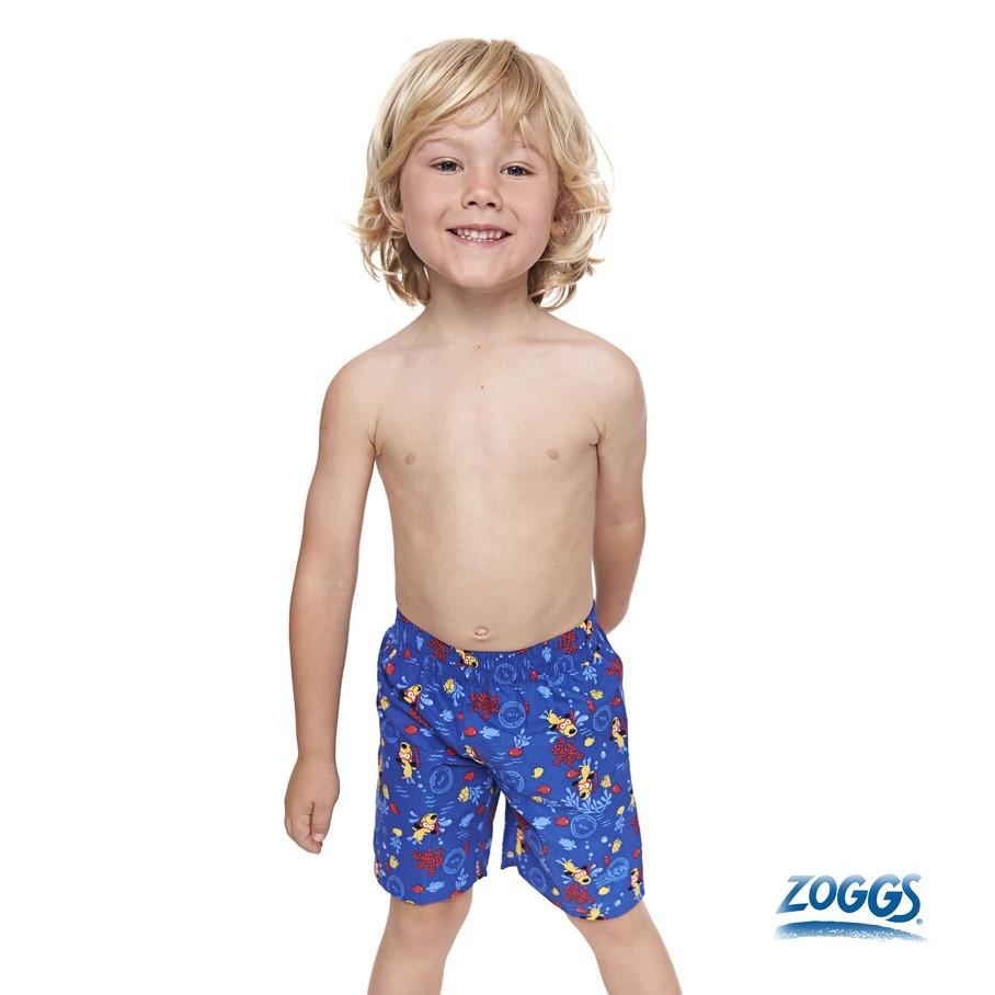 ZOGGS 幼童 小童 男童 兒童 沙灘 休閒 海灘褲 游泳 玩水 潛水 狗