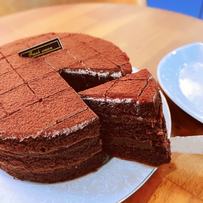 法藍四季-黑鑽生巧克力裸蛋糕6吋(含運費)