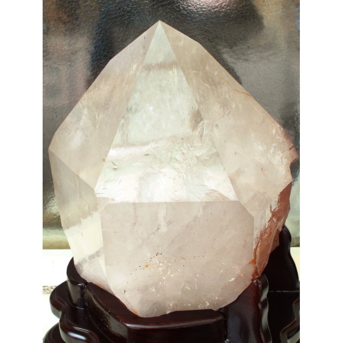 ~shalin-crystal~巴西晶王白水晶骨幹~22.05公斤~晶質清透~質地超優~值得珍藏!