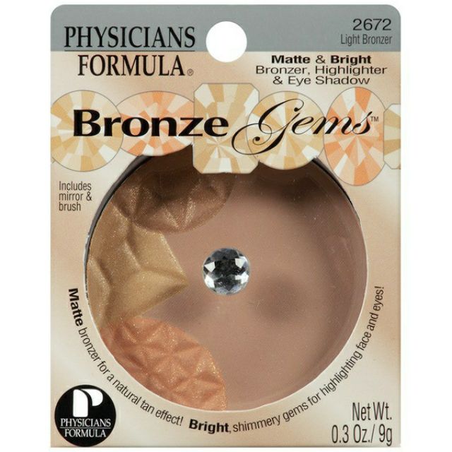Physicians Formula 修容餅 舊包裝款 打光 眼影 Bronzer Gems