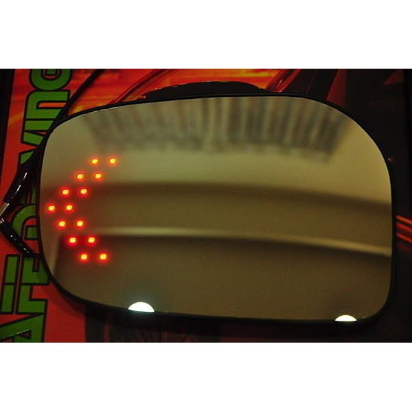 明耀汽車~2006~2011 CAMRY 鉻鏡雙箭頭LED方向燈照後鏡片(專用卡榫式)