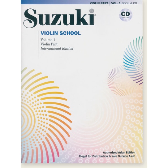 【愛樂城堡】小提琴譜+CD=Suzuki鈴木小提琴指導曲集 第一冊獨奏譜