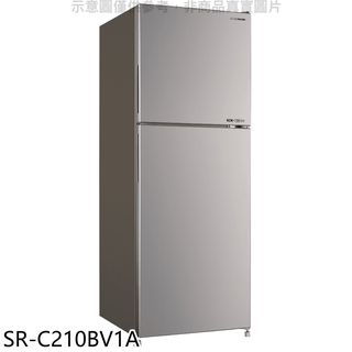 SANLUX臺灣三洋 210公升雙門變頻冰箱SR-C210BV1A(含標準安裝) 大型配送