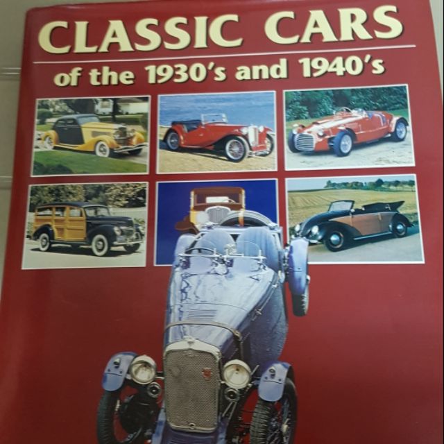 英文書介紹1930 1940年代的古董車classic Car Of 硬殼版原文書hard Copy 蝦皮購物