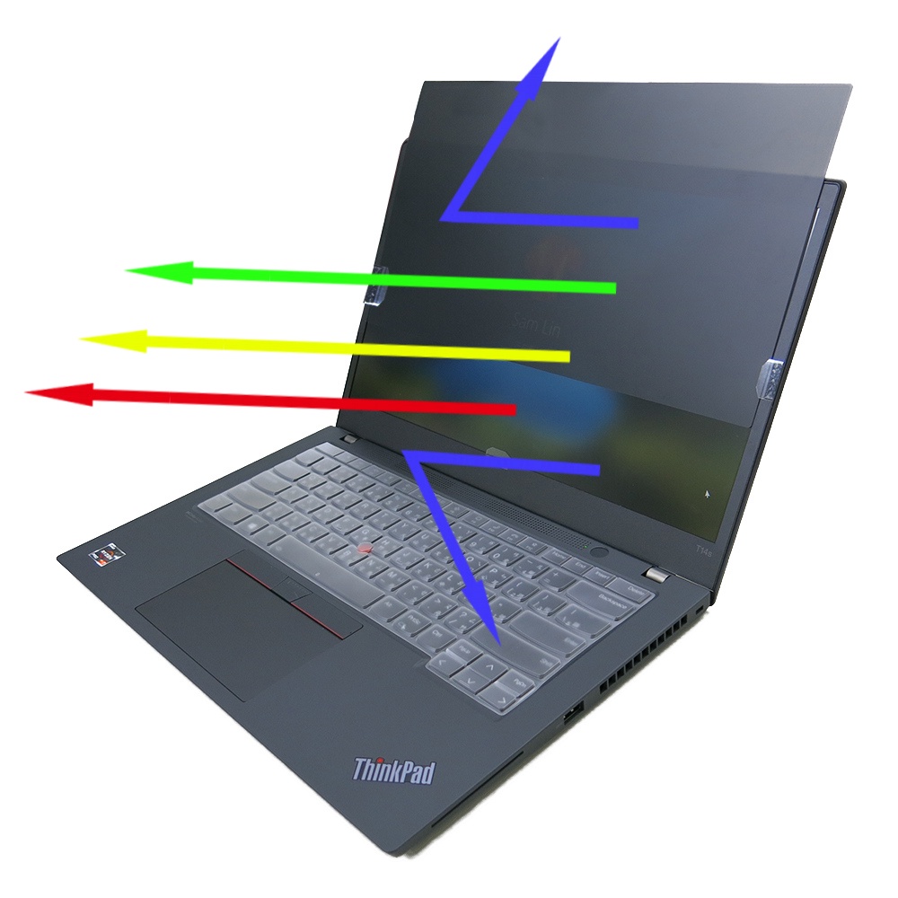 【Ezstick】Lenovo ThinkPad T14s Gen2 2代 NB 筆電 抗藍光 防眩光 防窺片