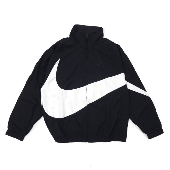 Group A Nike Big Swoosh Jacket 黑白大勾拼接風衣外套ar3133 010 蝦皮購物