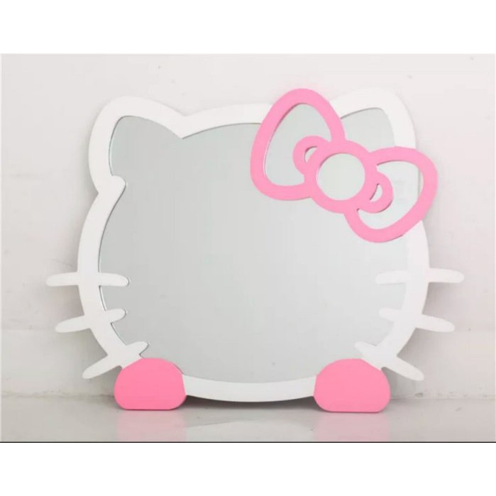 代購商品 hello kitty 造型鏡 浴室鏡 玄關鏡 化妝鏡 (小手款) 3392715