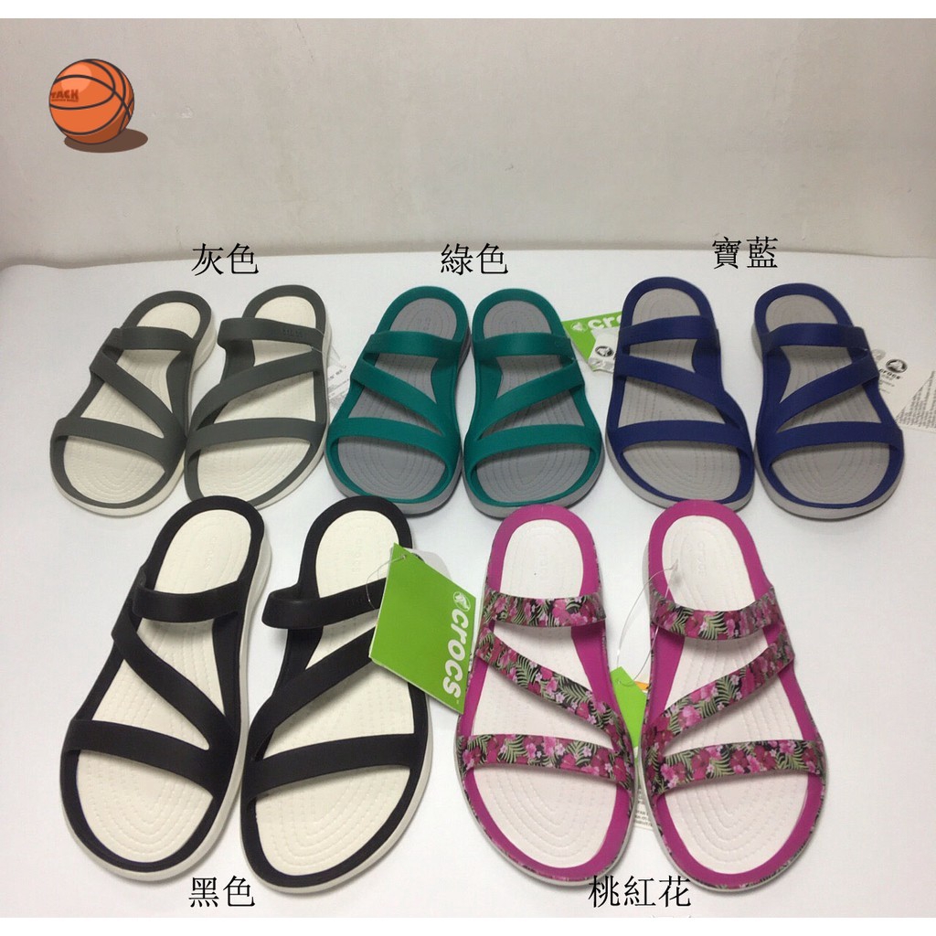 Crocs  女鞋 卡駱馳 涼鞋 女激浪涼鞋涉水鞋沙灘洞洞鞋cross透氣輕便涼拖鞋