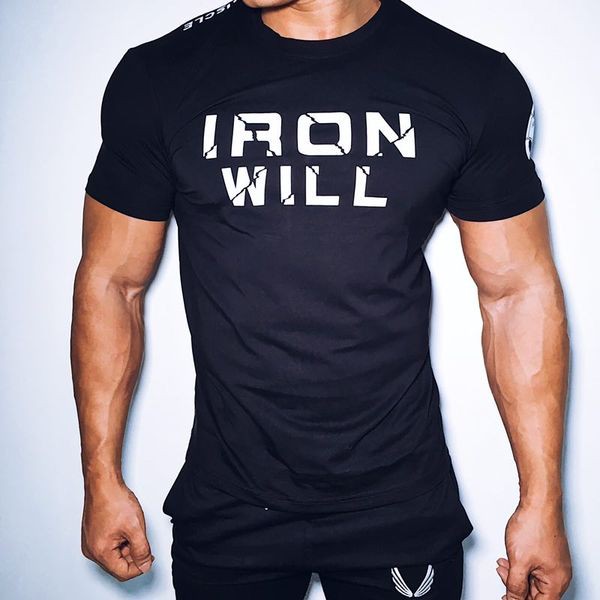 IRON WILL 健身肌肉MUSCLE T-SHIRT