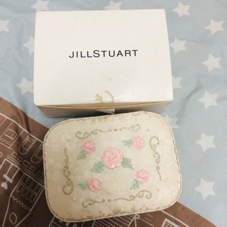 JILL STUART 玫瑰刺繡緹花 珠寶盒 飾品盒 收藏盒