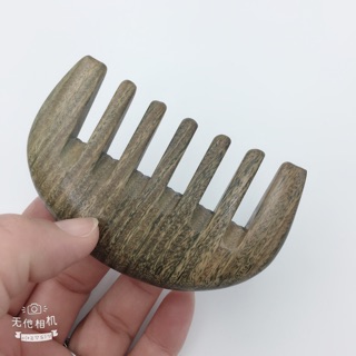 《96揪樂樂》現貨/按摩刮痧養生/綠檀梳一體成型/紫金檀木梳/黑金檀木梳/天然原木梳子/綠檀木梳頭皮