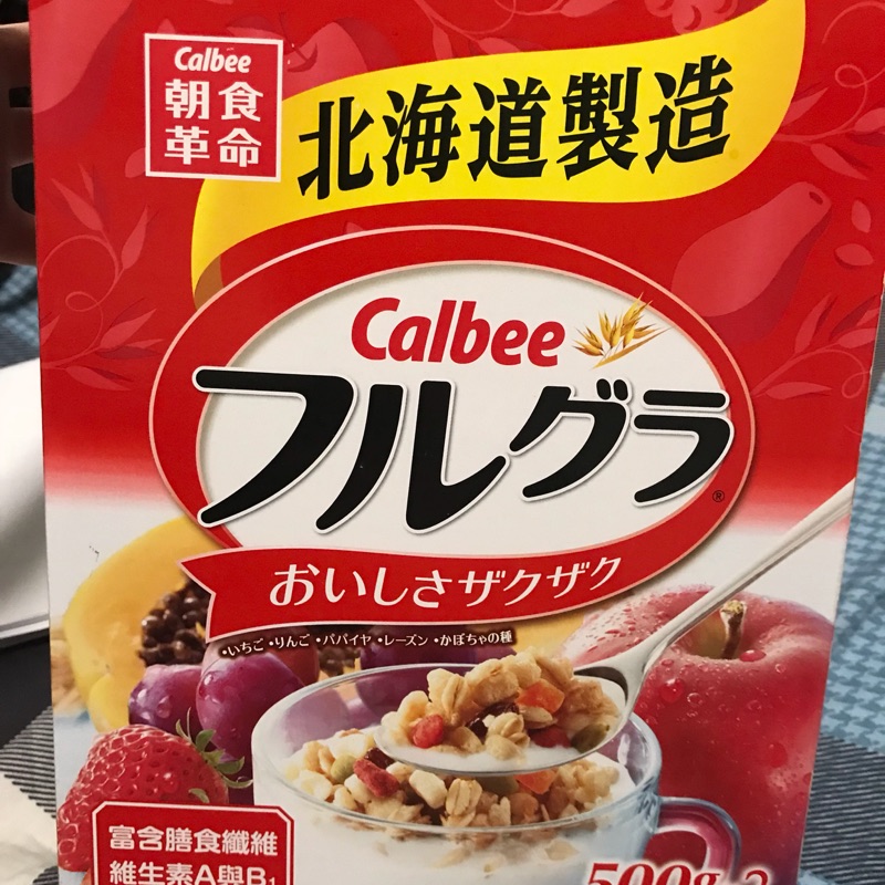 Costco calbee 水果麥片 早餐麥片 500克/1包