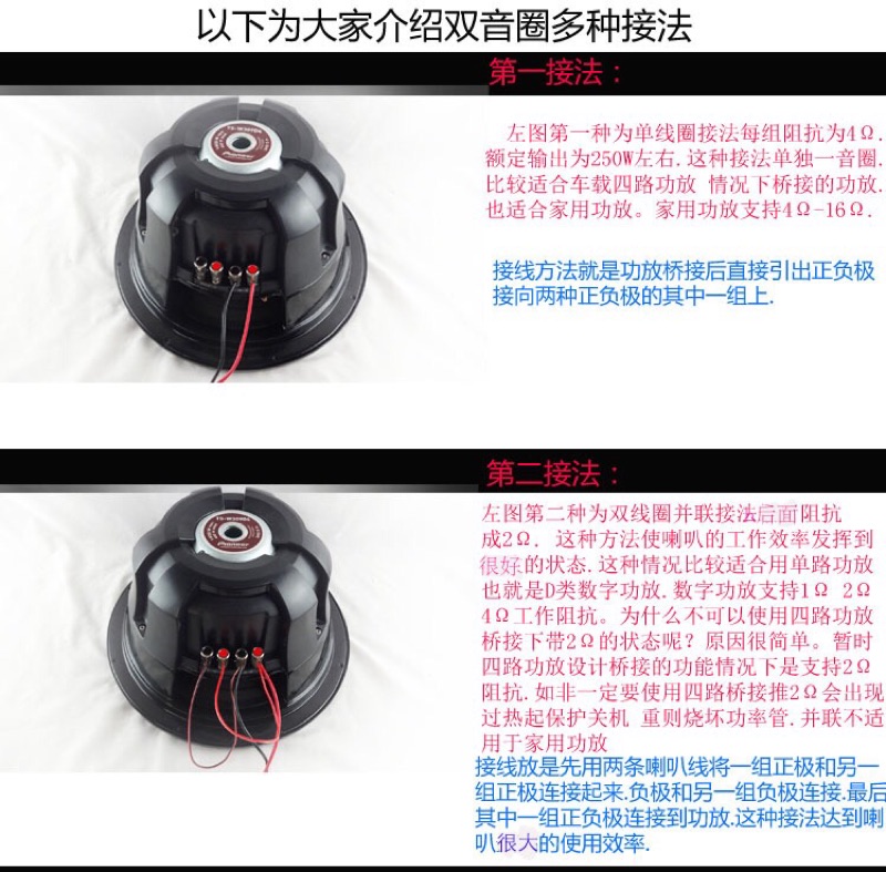 汽車音響喇叭日本先鋒ts W310d4 12寸純低音喇叭低音炮雙音圈喇叭 蝦皮購物