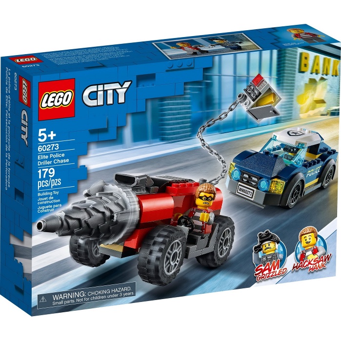 LEGO 60273 特警鑽機追逐戰 城市 &lt;樂高林老師&gt;