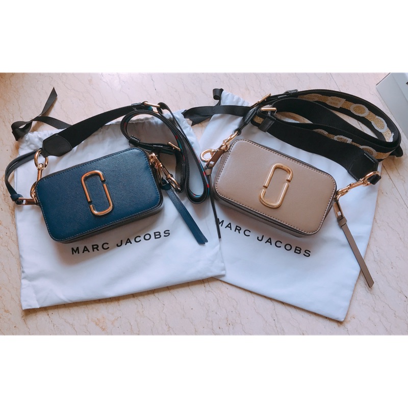 ❣️二手❣️ Marc Jacobs MJ Snapshot 相機包 （藍/焦糖）