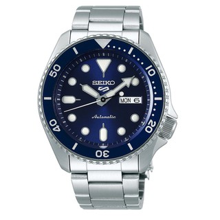 SEIKO WATCH 精工5 Sports寶藍計分外圈日期星期自動上鍊機械鋼帶腕錶 型號：SRPD51K1【神梭鐘錶】
