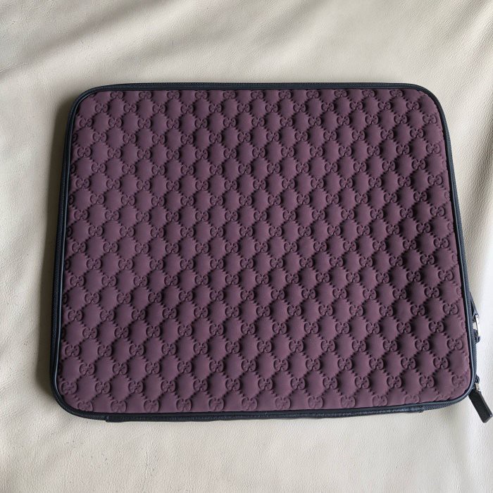 保證全新正品 GUCCI 紫藕色 大型 筆電包 電腦包 IPAD包 筆電專用袋