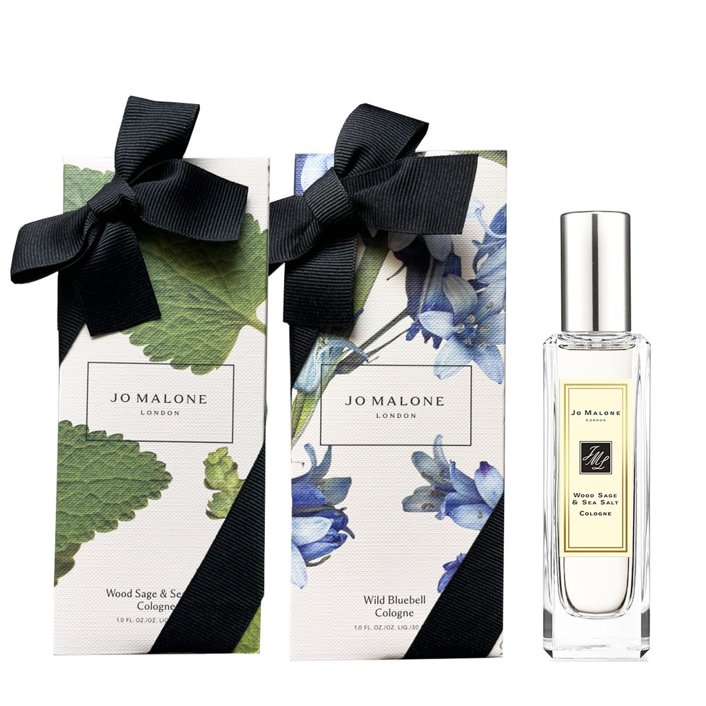 Jo Malone London 手繪花盒限定版古龍水 鼠尾草與海鹽/藍風鈴 30ml SP嚴選家