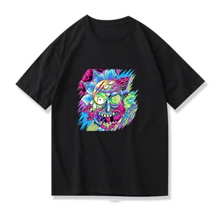 ⚡Fashion Rick⚡瑞克與莫蒂衣服聯名Rick和Morty愛情公寓NASA純棉印花短袖t恤男