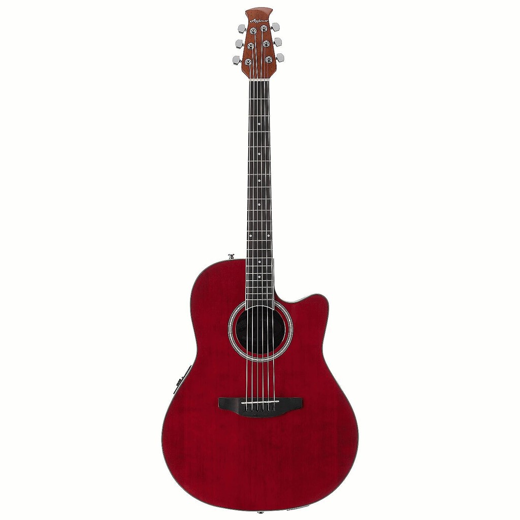 Applause AB24-2S 圓背電木吉他 寶石紅塗裝 美國Ovation出品 正統圓背吉他入門系列【民風樂府】