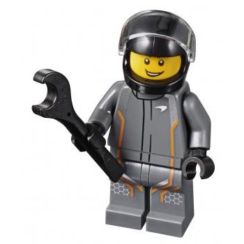 【小荳樂高】LEGO 賽車系列 人偶 賽車手 McLaren Senna Race (75892原裝人偶) sc069