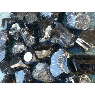 🔯InC水晶🔯洗淨 消磁電氣石【天然】大顆粒 黑碧璽 原礦 碎石 保證未酸洗