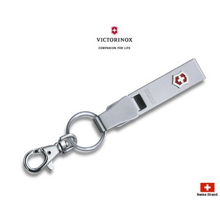 Victorinox瑞士維氏配件腰扣型不銹鋼鑰匙圈,瑞士製造【4.1858】