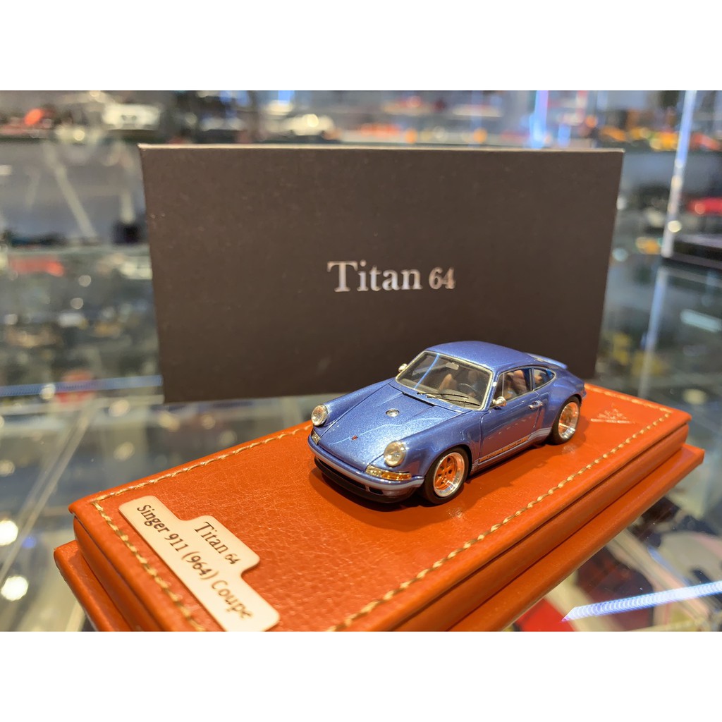 吉華科技@ 1/64 MakeUp TM001D Porsche Singer 911(964) Coupe 冰藍色