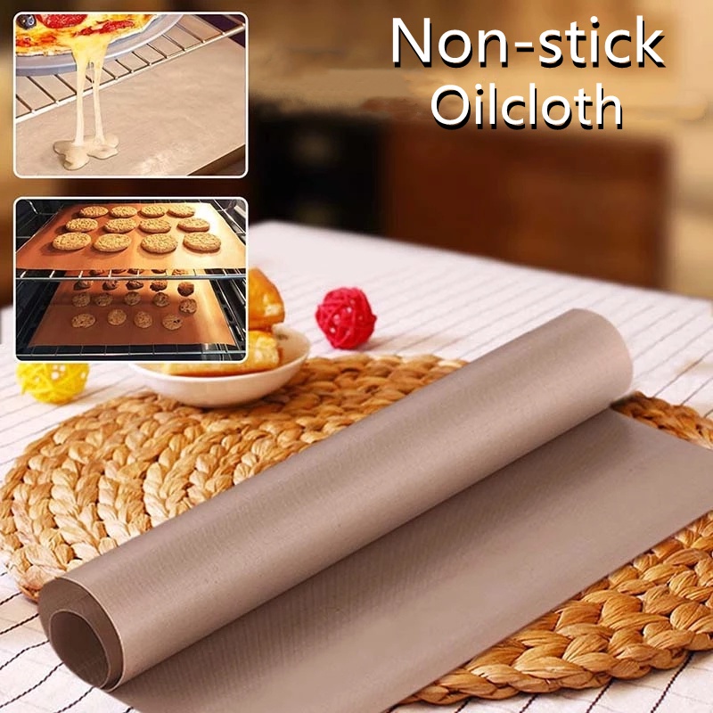 30 * 40cm 耐高溫防水布油紙 / 微波可重複使用的羊皮紙烘烤墊 / 易於清潔的空氣炸鍋蛋糕糕點烘焙紙用於烹飪