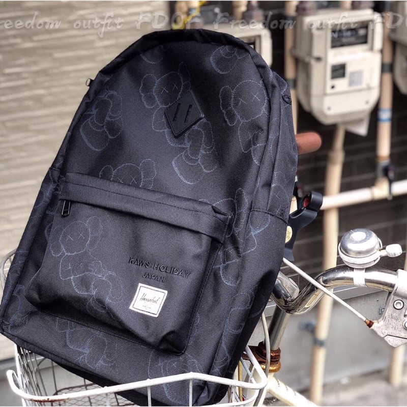 kaws herschel bag