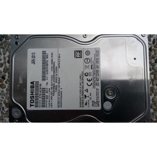 TOSHIBA二手硬碟出售--1TB 2TB 3TB(無壞軌,售出保固7日)/非故障品 HARD DISK