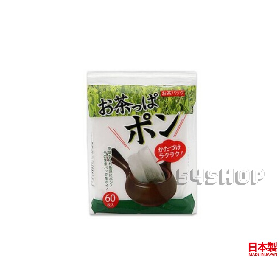 【54SHOP】日本製 一次性 茶包袋60枚入 濾茶袋 中藥袋