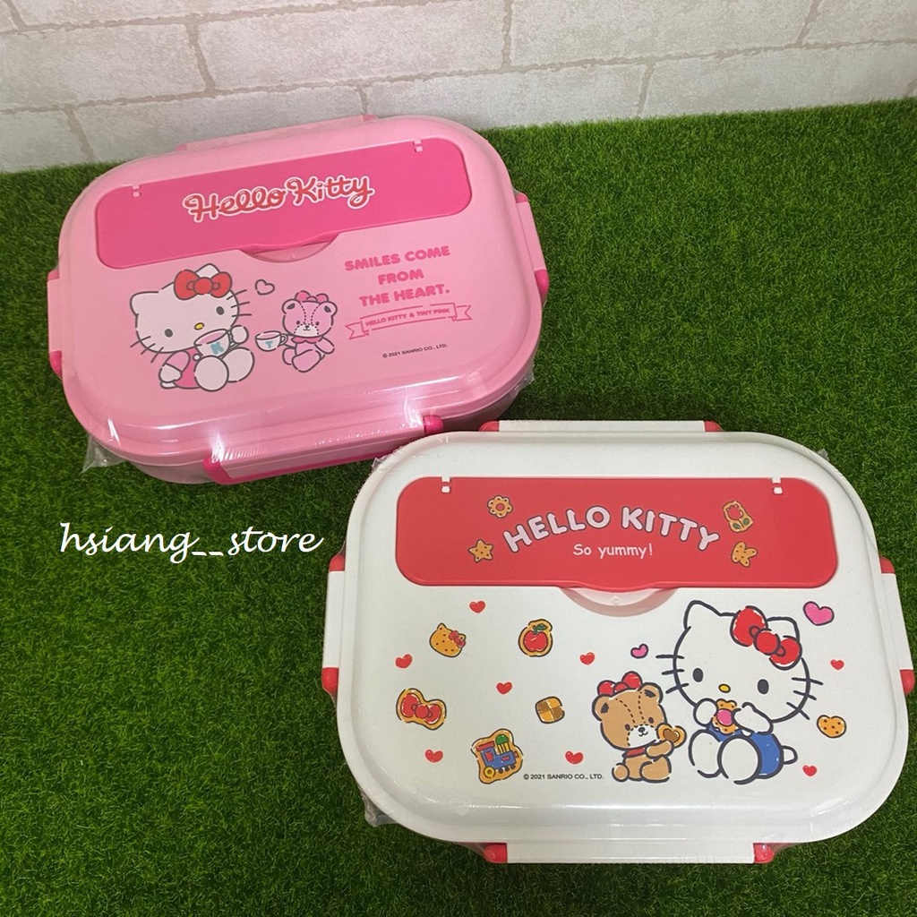 三麗鷗 Hello Kitty 兒童不鏽鋼餐盤 不鏽鋼便當盒 隔熱餐盒 餐盤組 餐具組 便當盒 304不鏽鋼
