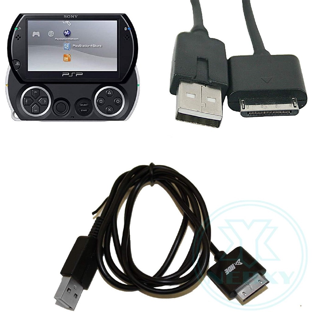 適用於PSP Go的快速充電器，帶有2合1 USB數據同步傳輸的壁式交流電源