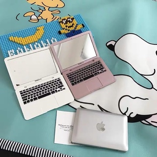 Macbook 迷你隨身鏡子🪞蘋果筆記型電腦造形鏡子 可可愛愛