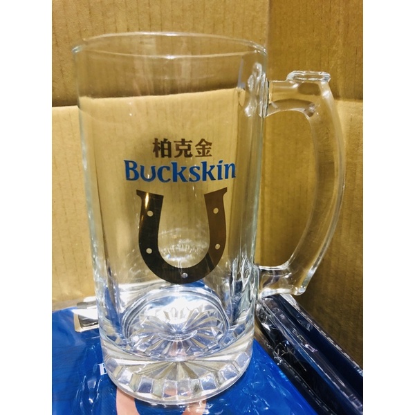 『福利品出清』 全新 柏克金 啤酒杯 500ml 水杯 握柄 buckskin