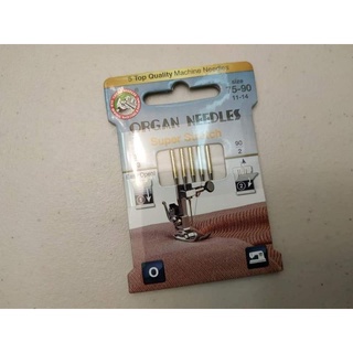 現貨-ORGAN風琴牌-彈性/針織布料專用縫紉機針組(3根11號，2根14號)(限家用縫紉機用)(1組$125元)
