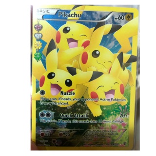 國際版英文版ptcg 寶可夢交換紙牌遊戲皮卡丘pikachu 全圖 蝦皮購物